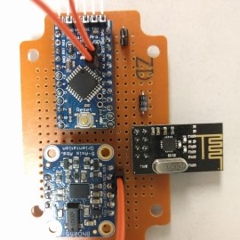 Bicycle Power meter pedaling monitor system <br> Sending data from gyroscope to master board
